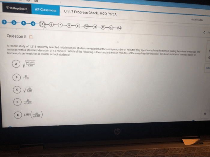 Ap calculus ab unit 5 progress check mcq part a